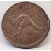AUSTRALIA 1951 . ONE 1 PENNY . ERROR . LARGE MIS-STRIKE